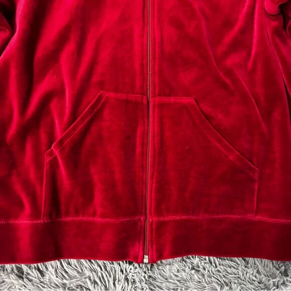 R Maternity Red Zip Up Sweatshirt Size XL - Picture 3 of 8